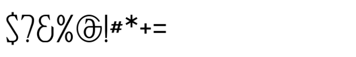 Neue Naraku Light Font OTHER CHARS