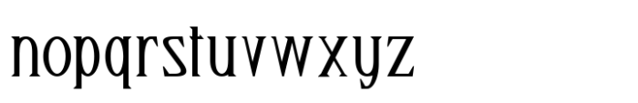 Neue Naraku Regular Font LOWERCASE