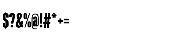 Neue Plak Display Compressed Black Font OTHER CHARS