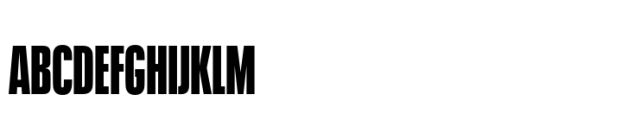Neue Plak Display Compressed Black Font UPPERCASE