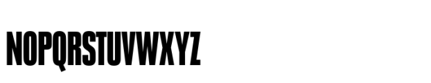 Neue Plak Display Compressed Black Font UPPERCASE