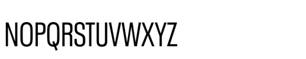 Neue Plak Display Condensed Font UPPERCASE