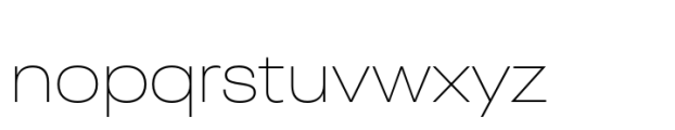 Neue Plak Display Extended XLight Font LOWERCASE