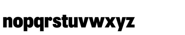 Neue Plak Display Narrow XBlack Font LOWERCASE