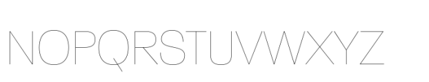 Neue Plak Display Thin Font UPPERCASE