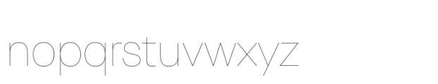 Neue Plak Display Thin Font LOWERCASE
