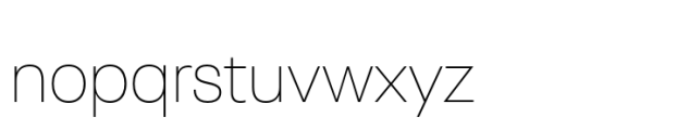 Neue Plak Display XLight Font LOWERCASE