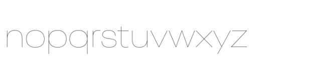 Neue Plak Extended UltraLight Font LOWERCASE