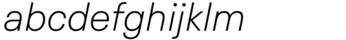 Neue Plak Text Variable Italic Font LOWERCASE