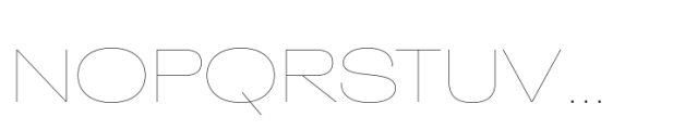 Neue Plak Wide UltraLight Font UPPERCASE