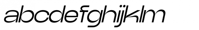 Neue Power Regular Oblique Font LOWERCASE