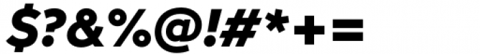 Neue Radial B Black Italic Font OTHER CHARS