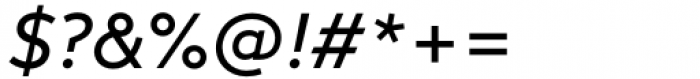 Neue Radial B Regular Italic Font OTHER CHARS