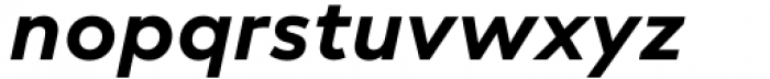 Neue Radial C Bold Italic Font LOWERCASE