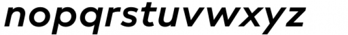 Neue Radial C Medium Italic Font LOWERCASE