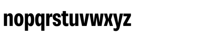 Neue Rational Condensed Bold Font LOWERCASE