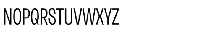 Neue Rational Condensed Light Font UPPERCASE