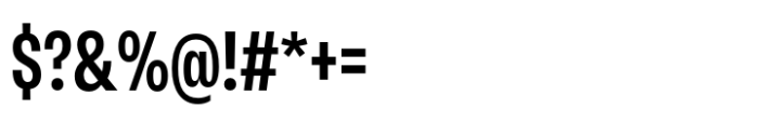 Neue Rational Condensed SemiBold Font OTHER CHARS