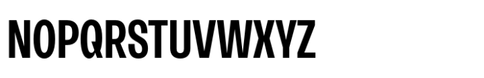 Neue Rational Condensed SemiBold Font UPPERCASE
