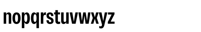 Neue Rational Condensed SemiBold Font LOWERCASE
