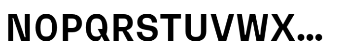 Neue Rational Mix Bold Font UPPERCASE