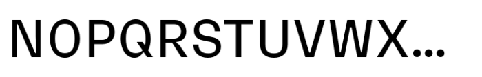 Neue Rational Mix Medium Font UPPERCASE