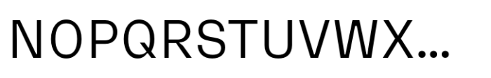Neue Rational Mix Regular Font UPPERCASE