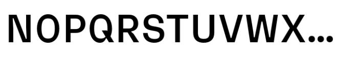 Neue Rational Mix SemiBold Font UPPERCASE