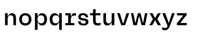 Neue Rational Mix SemiBold Font LOWERCASE