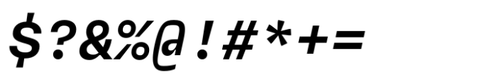 Neue Rational Mono Bold Italic Font OTHER CHARS