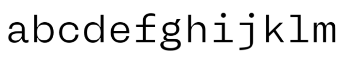 Neue Rational Mono Regular FONT