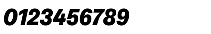 Neue Rational Narrow Black Italic Font OTHER CHARS