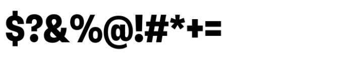 Neue Rational Narrow Black Font OTHER CHARS