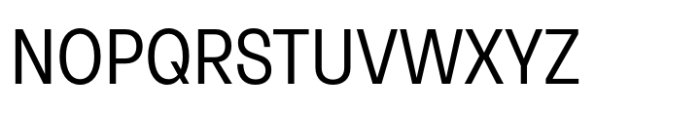 Neue Rational Narrow Regular Font UPPERCASE