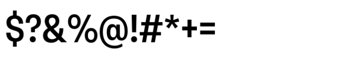 Neue Rational Narrow SemiBold Font OTHER CHARS