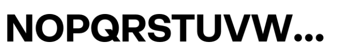 Neue Rational Standard ExtraBold Font UPPERCASE