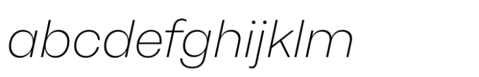 Neue Rational Standard ExtraLight Italic FONT