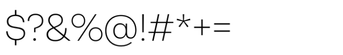 Neue Rational Standard ExtraLight Font OTHER CHARS