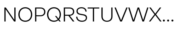 Neue Rational Standard Light Font UPPERCASE