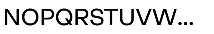Neue Rational Standard Medium Font UPPERCASE