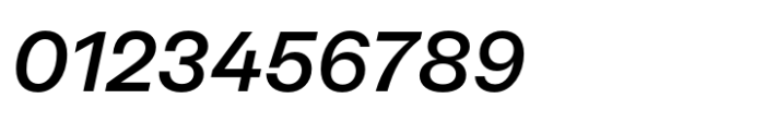Neue Rational Standard SemiBold Italic Font OTHER CHARS