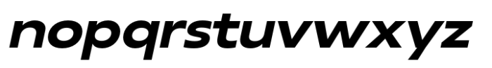 Neue Reman Gt Bold Expanded Italic Font LOWERCASE