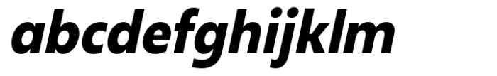 Neue Reman Gt Bold Semi Condensed Italic Font LOWERCASE