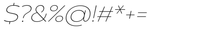 Neue Reman Gt Extra Light Expanded Italic Font OTHER CHARS