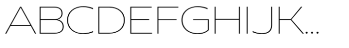 Neue Reman Gt Extra Light Expanded Font UPPERCASE
