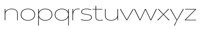 Neue Reman Gt Extra Light Expanded Font LOWERCASE