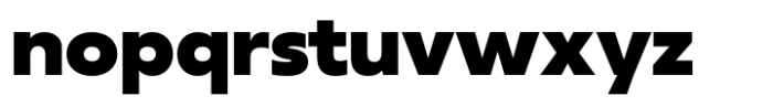 Neue Reman Gt Heavy Semi Expanded Font LOWERCASE