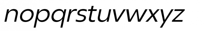 Neue Reman Gt Italic Font LOWERCASE