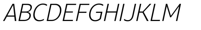 Neue Reman Gt Light Semi Condensed Italic Font UPPERCASE