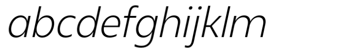 Neue Reman Gt Light Semi Condensed Italic Font LOWERCASE